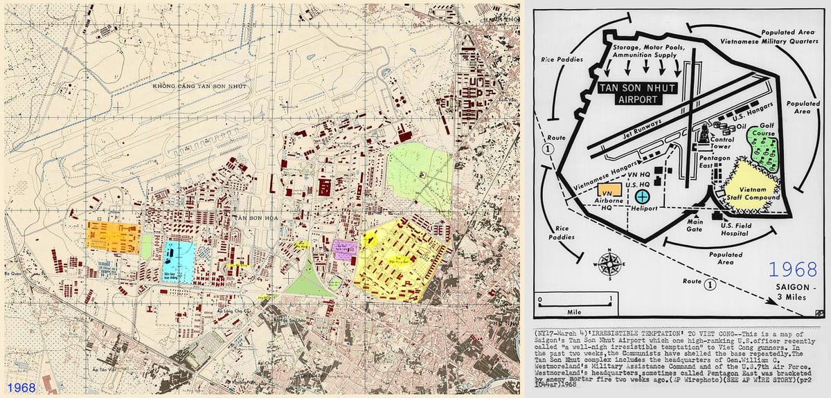 地図のタンソンnhut