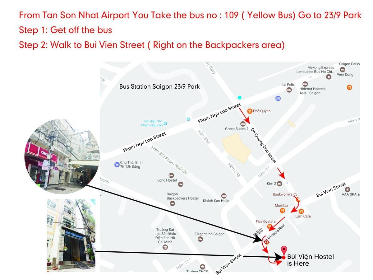 ホーチミン市バス109路線図