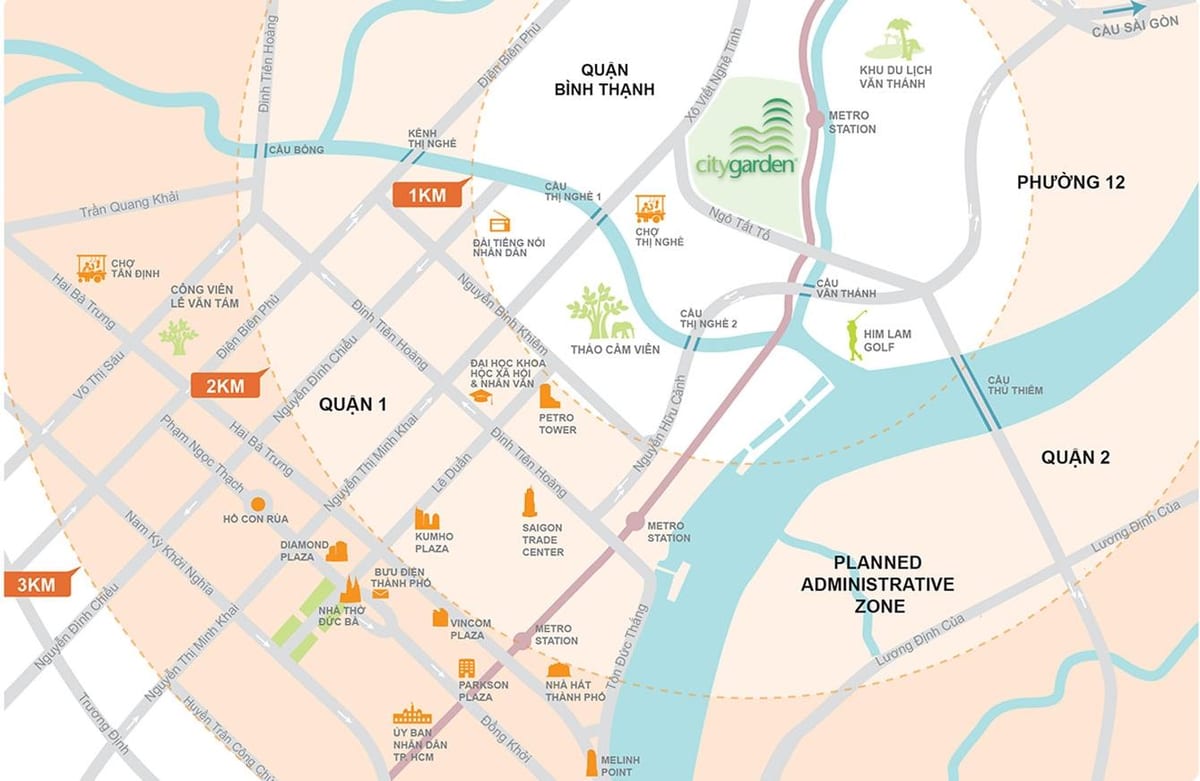 地図binh thanh区