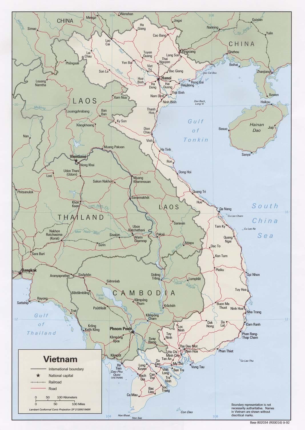 地図のホーチミン港