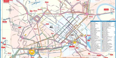 ホーチミン市バス-地図