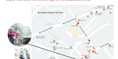 ホーチミン市バス109路線図
