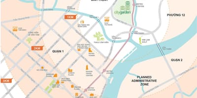 地図binh thanh区