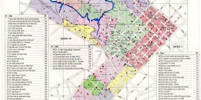 ホーチミン市の地図