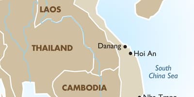 ベトナムホーチミンの地図