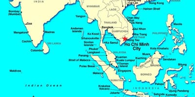 サイゴンには世界地図