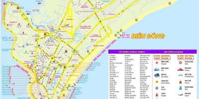 地図のホーチミン市港